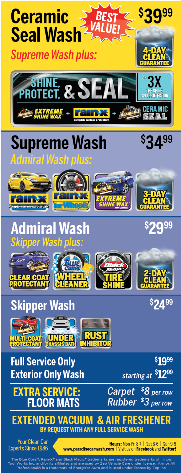 Woodbury » Paradise Carwash